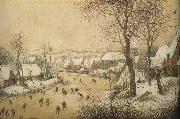 Pieter Bruegel Snow oil